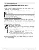 Preview for 58 page of Blomberg WM 98200 SX Owner'S Manual & Installation Instructions