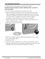 Preview for 60 page of Blomberg WM 98200 SX Owner'S Manual & Installation Instructions