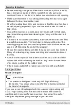 Preview for 9 page of Blomberg WM72200W Owner'S Manual