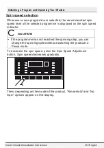 Preview for 21 page of Blomberg WM72200W Owner'S Manual