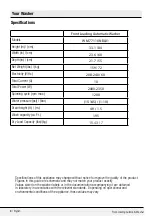 Preview for 6 page of Blomberg WM77110NBL01 Owner'S Manual And Installation Instructions