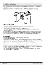 Preview for 16 page of Blomberg WM77110NBL01 Owner'S Manual And Installation Instructions