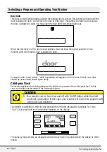 Preview for 34 page of Blomberg WM77110NBL01 Owner'S Manual And Installation Instructions