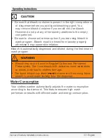 Preview for 37 page of Blomberg WMD24400W Owner'S Manual