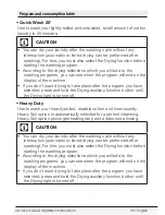 Preview for 45 page of Blomberg WMD24400W Owner'S Manual