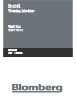 Preview for 1 page of Blomberg WMT 7310 User Manual