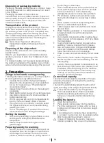 Preview for 5 page of Blomberg WNF 5200 WE User Manual