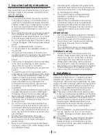 Preview for 2 page of Blomberg WNF 5421 AE User Manual