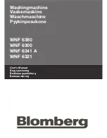 Blomberg WNF 6300 User Manual preview