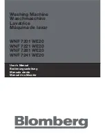 Preview for 1 page of Blomberg WNF 7201 WE20 User Manual