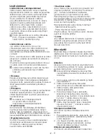 Preview for 47 page of Blomberg WNF 7301 User Manual