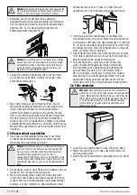 Preview for 21 page of Blomberg WNF 7406 S User Manual