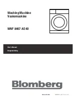 Preview for 1 page of Blomberg WNF 8467 AE 40 User Manual