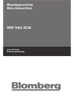 Preview for 1 page of Blomberg WNF 9422 SC20 User Manual