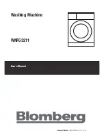 Blomberg WNF63211 User Manual preview