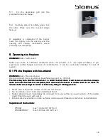 Preview for 10 page of Blomus 65334 User Manual