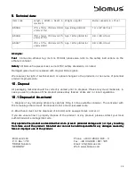 Preview for 14 page of Blomus 65334 User Manual