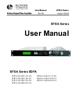 Preview for 1 page of Blonder tongue BTEA-CO-B16-116-SA User Manual