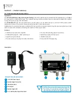 Preview for 4 page of Blonder tongue FTTB-1218-1W User Manual