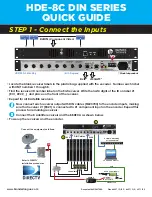 Blonder tongue HDE-8C Quick Start Manual preview