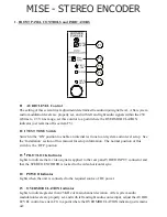 Blonder tongue MISE User Manual предпросмотр