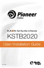Blonder tongue Pioneer iVideo KAON KSTB2020 User'S Installation Manual preview