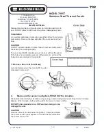 Bloomfield 7895T Instructions preview