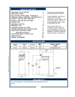 Preview for 3 page of Bloomfield 8781A Owner'S Manual