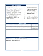 Preview for 3 page of Bloomfield 9460KFT Owner'S Manual