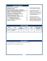 Preview for 3 page of Bloomfield 9461KFT Owner'S Manual