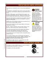 Preview for 5 page of Bloomfield H-115 Operation Manual