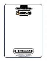 Preview for 12 page of Bloomfield HD8799B Owner'S Manual