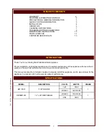 Предварительный просмотр 3 страницы Bloomfield HW-106D Operation Manual