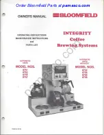 Preview for 1 page of Bloomfield INTEGRITY 8751 Owner'S Manual