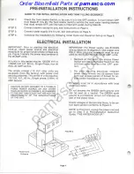 Preview for 4 page of Bloomfield INTEGRITY 8751 Owner'S Manual