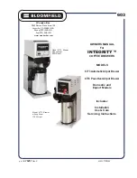 Preview for 1 page of Bloomfield INTEGRITY 8773 Owner'S Manual