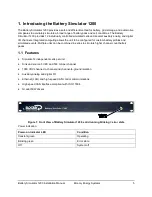 Preview for 5 page of Bloomy Battery Simulator 1200 Installation Manual