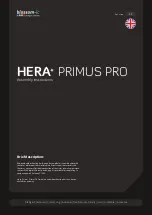 blossom-ic HERA+ PRIMUS PRO Assembly Instructions Manual preview