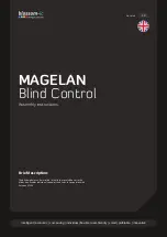 Preview for 1 page of blossom-ic MAGELAN Blind Control Assembly Instructions Manual