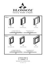 Blossom Pillar MCL1 2032L Specifcation & Installation Manual предпросмотр