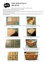 Preview for 4 page of BLOTZ Old West Store #7 Assembly Instructions Manual