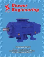 Blower Engineering Tri-Lobe TL Series Instructions For The Installation, Use And Maintenance preview