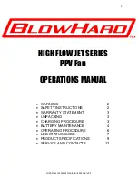 BlowHard High Flow Jet Series Operation Manual предпросмотр