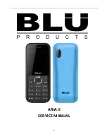 Blu ARIA II Service Manual предпросмотр