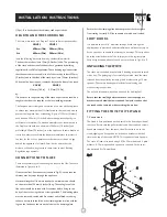 Предварительный просмотр 10 страницы Blu Charnwood Cove 2 Operating & Installation Instructions Manual