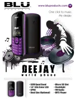 Preview for 1 page of Blu Deejay Brochure