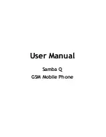 Предварительный просмотр 1 страницы Blu Samba Q User Manual