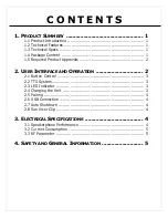 Предварительный просмотр 3 страницы BluAce BT-1238-TTS User Manual