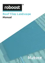 Preview for 1 page of blubase roboost Roof Tiles Landscape Manual