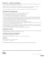 Preview for 10 page of bluBathworks blu-stone BT0102 Installation Manual